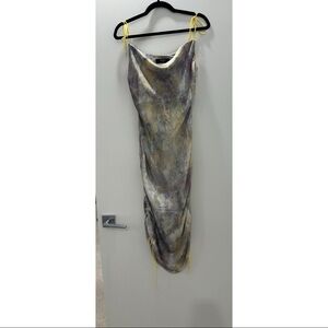 O.P.T. Scrunched midi dress